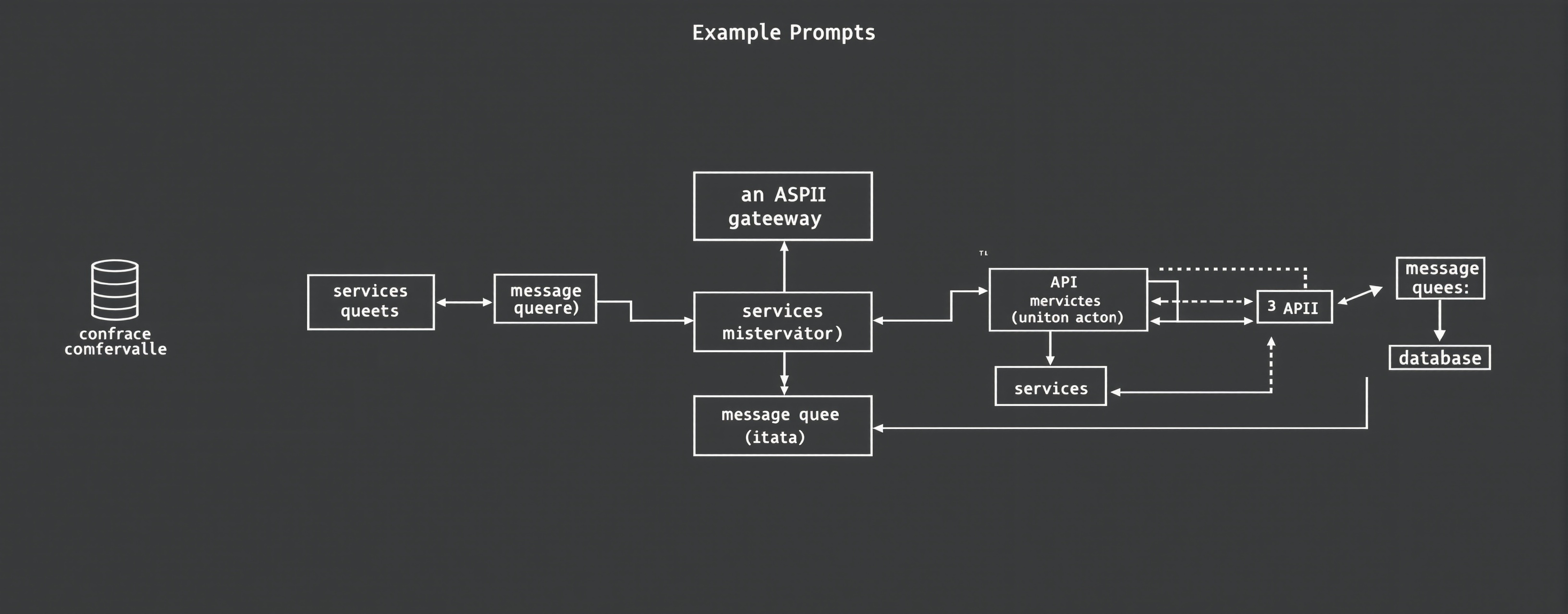 ASCII diagram microservices | MicroEval | Artificial Analysis