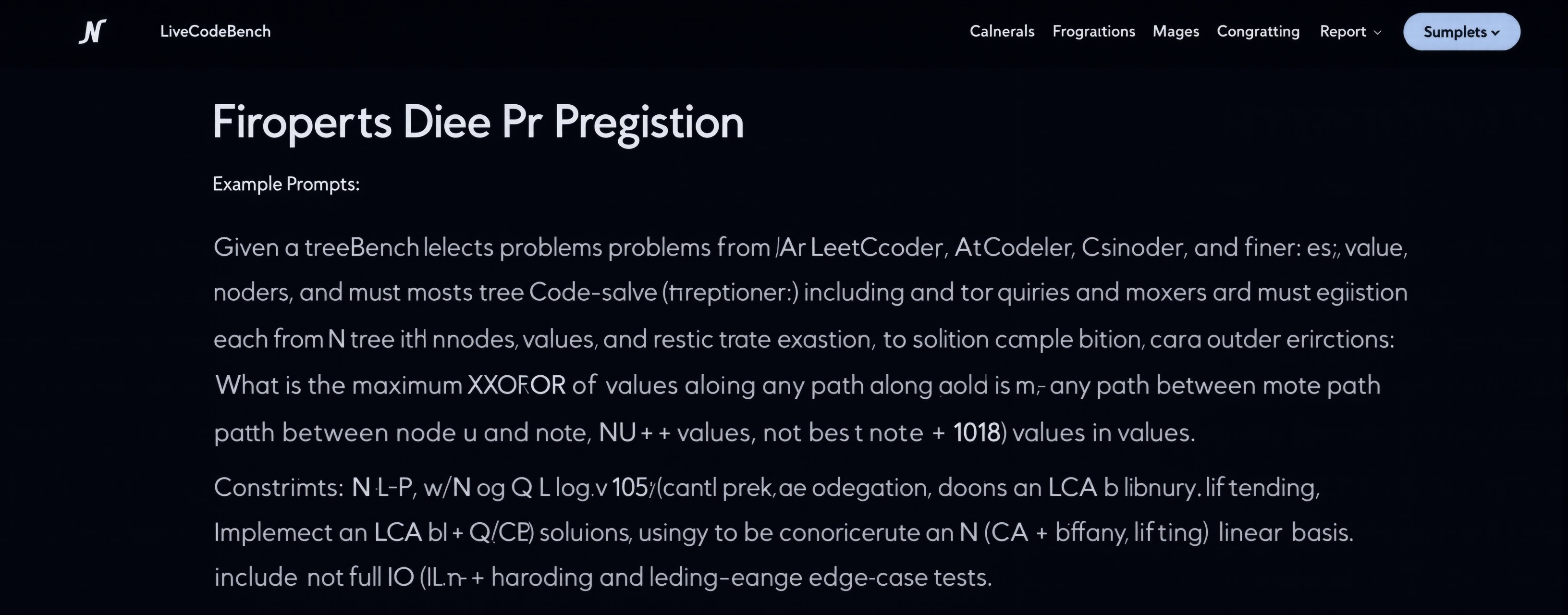 LiveCodeBench Style — Competitive Programming | MicroEval | Artificial ...