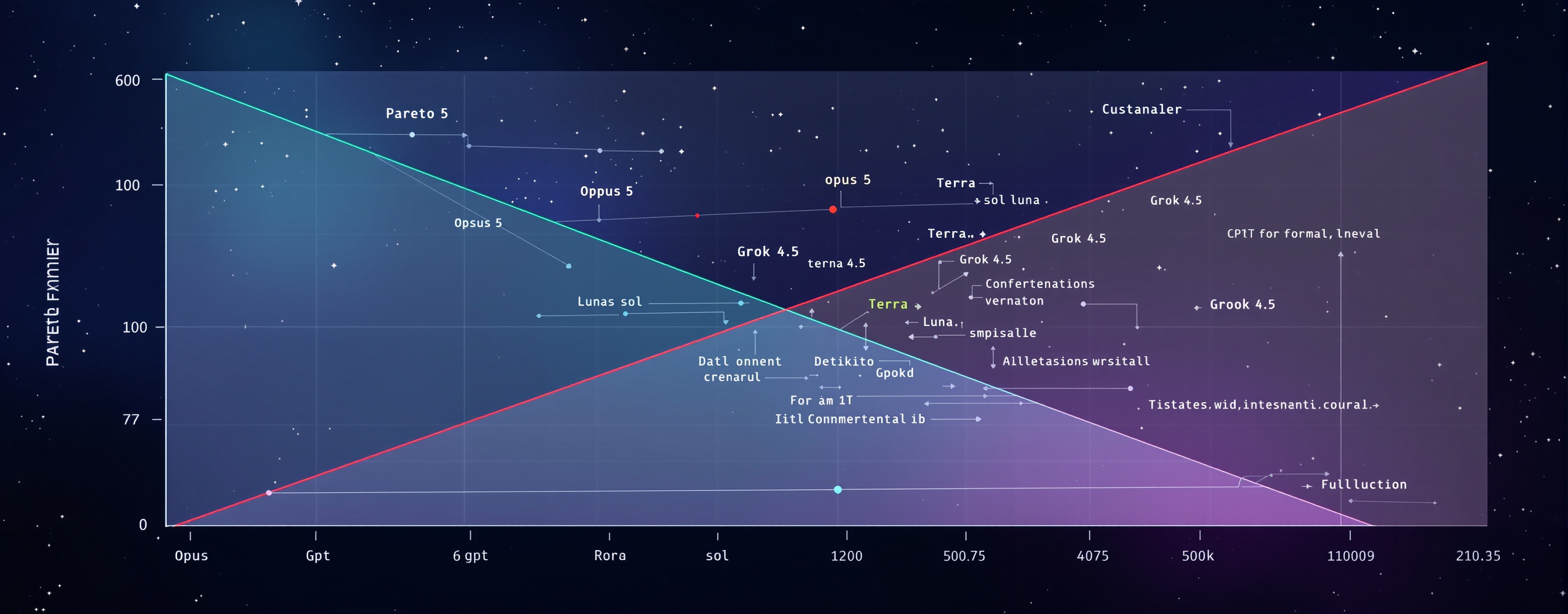 Pareto frontier | MicroEval | Artificial Analysis
